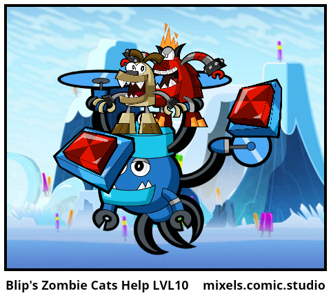Blip's Zombie Cats Help LVL10