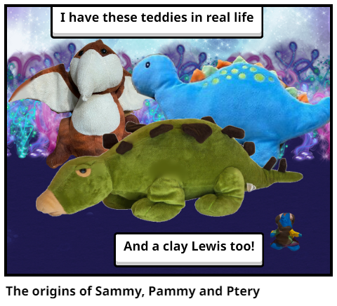 The origins of Sammy, Pammy and Ptery