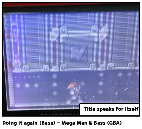 Doing it again (Bass) - Mega Man & Bass (GBA)