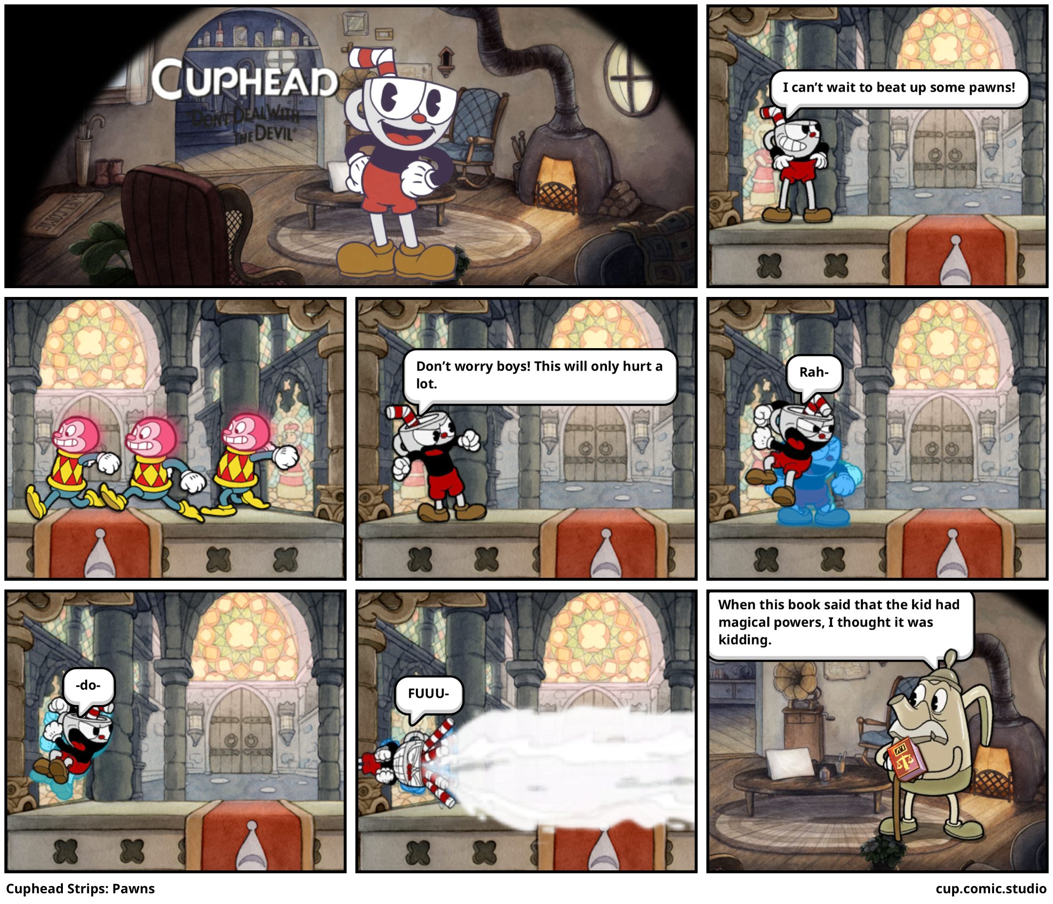 Cuphead Strips: Pawns