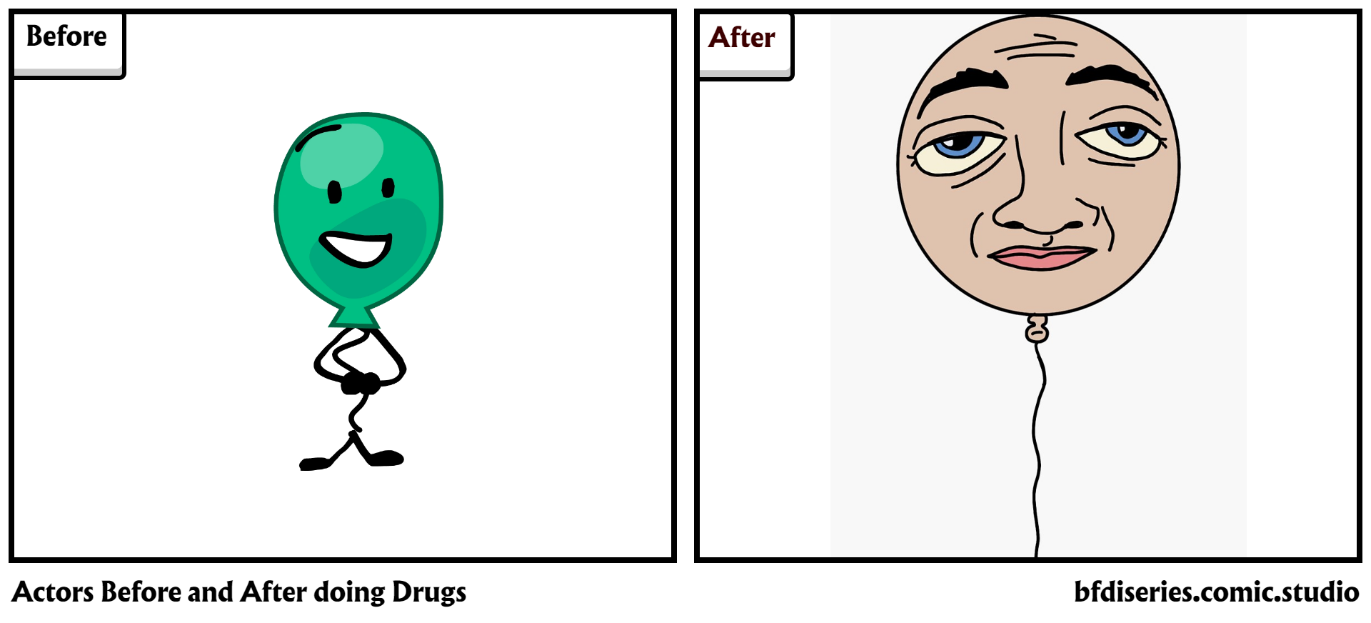 Actors Before and After doing Drugs
