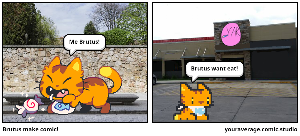 Brutus make comic!