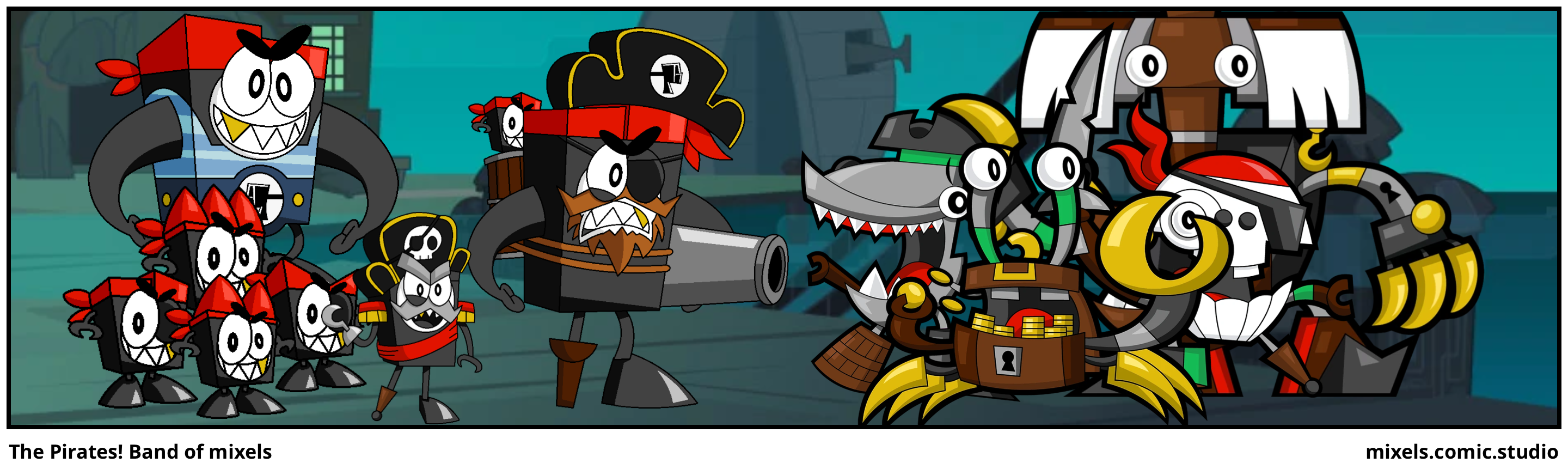The Pirates! Band of mixels