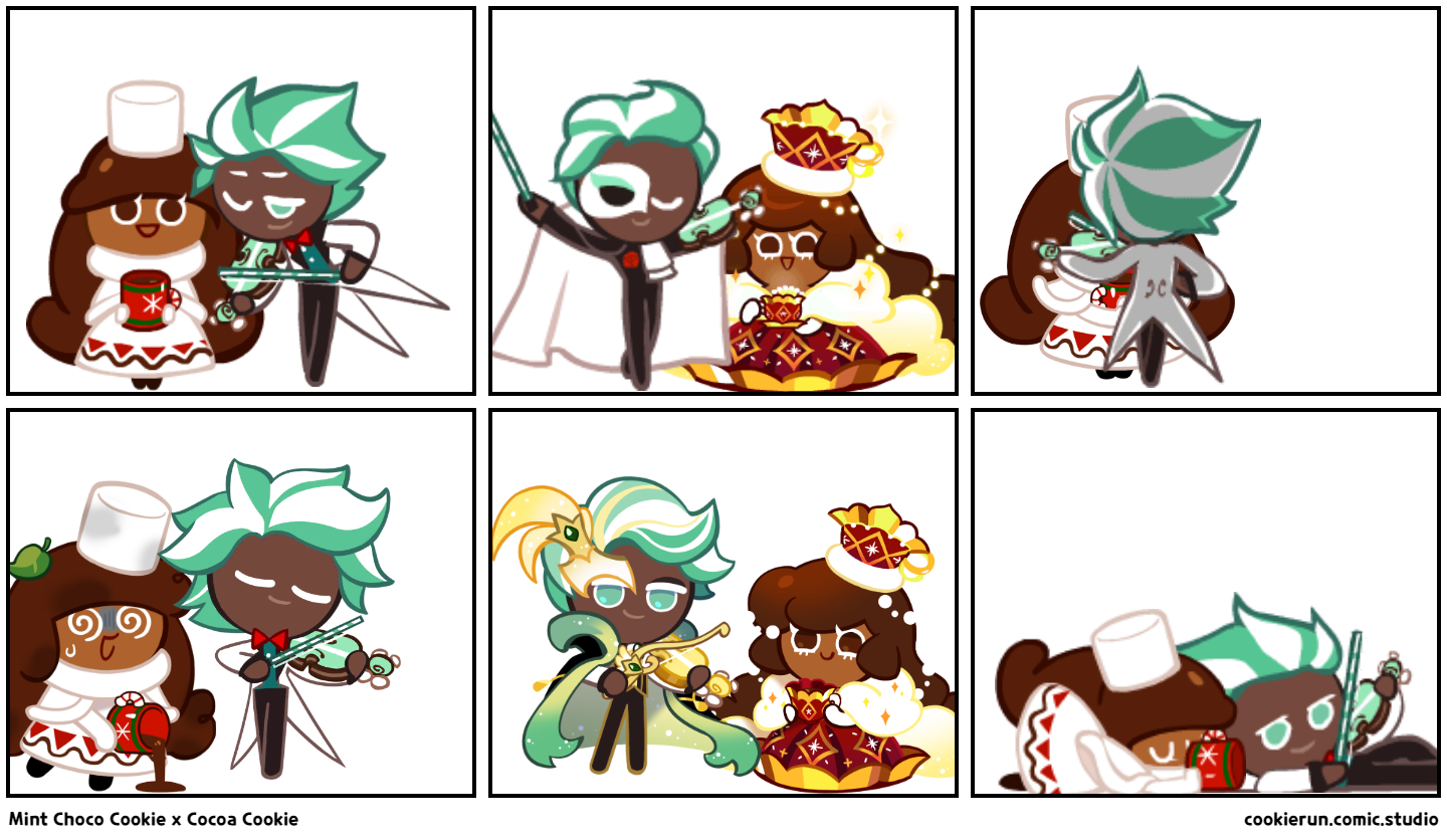 Mint Choco Cookie x Cocoa Cookie