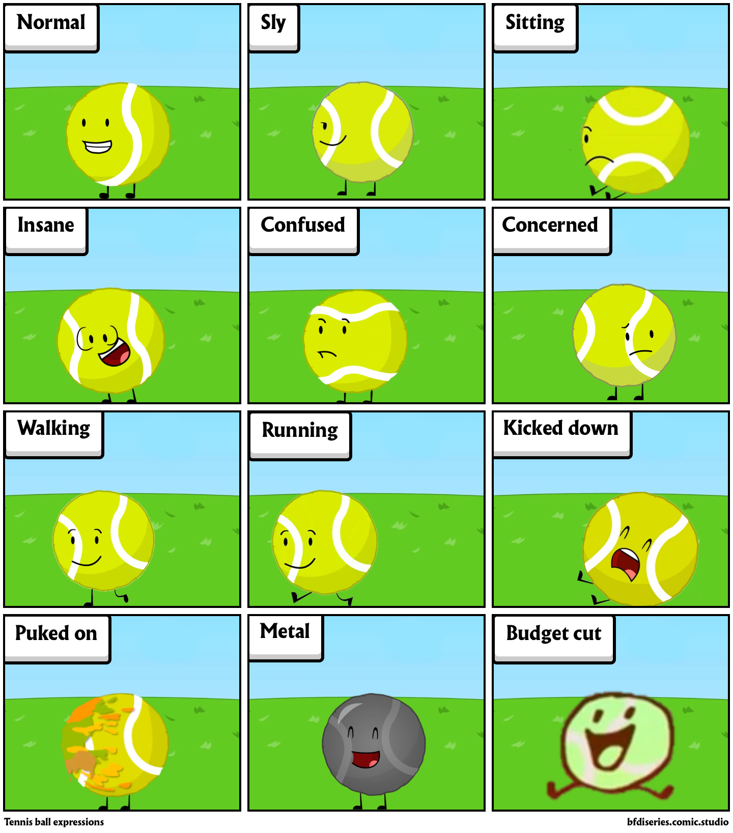 Tennis ball expressions