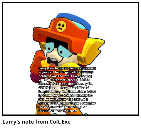 Larry's note from Colt.Exe