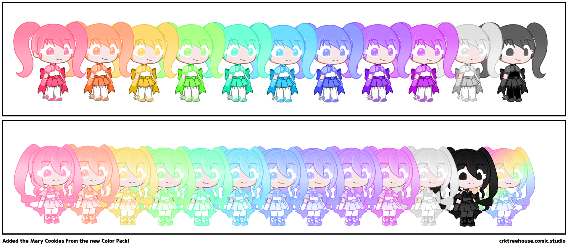 Added the Mary Cookies from the new Color Pack!