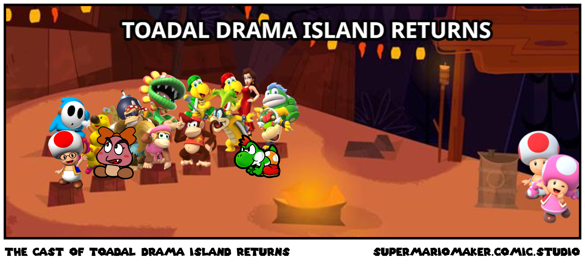 The Cast of Toadal Drama Island Returns