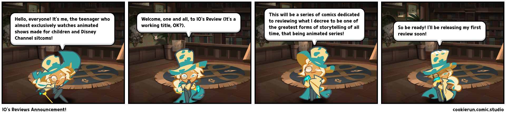 IO's Reviews Announcement!