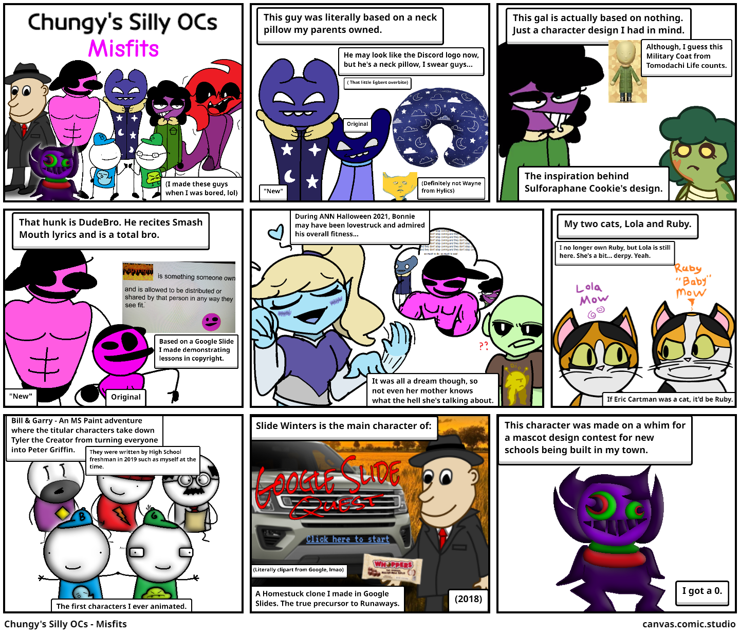 Chungy's Silly OCs - Misfits