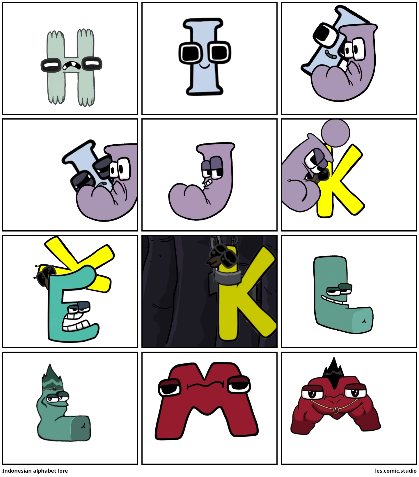 Indonesian alphabet lore