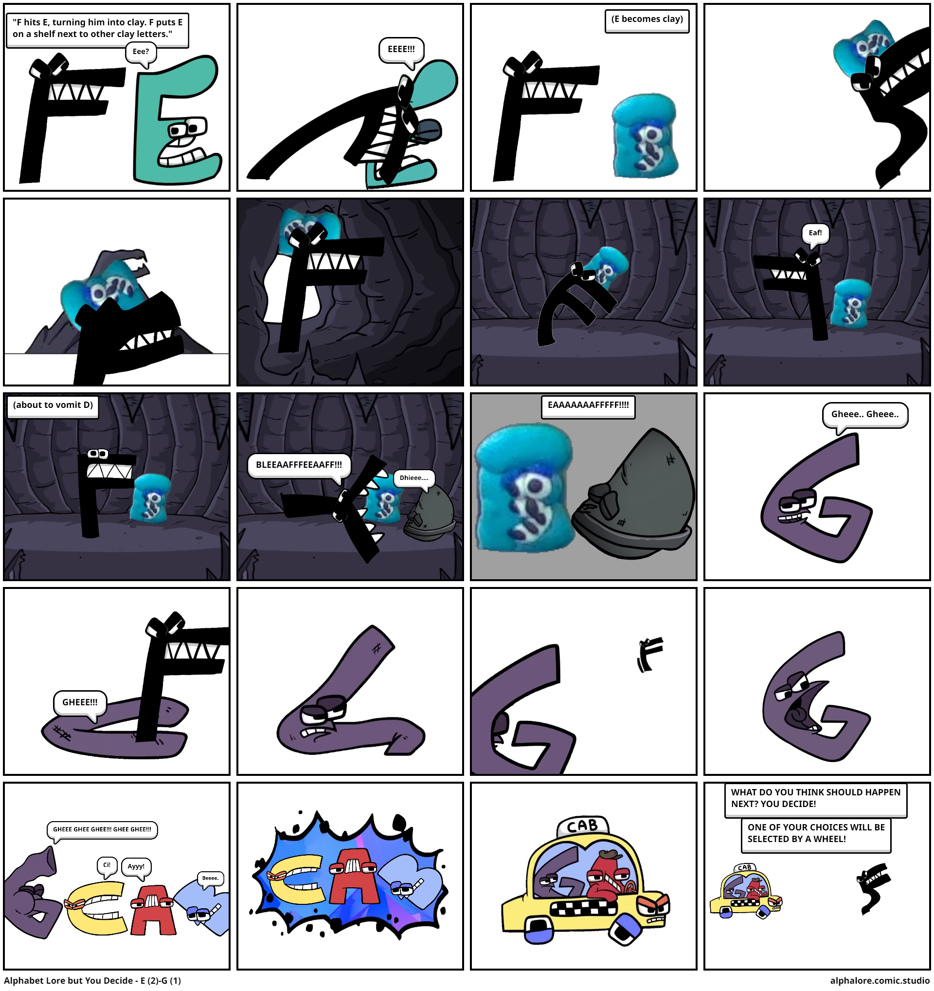 Number lore but is alphabet lore - Comic Studio