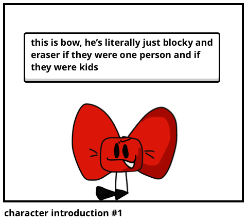 character introduction #1