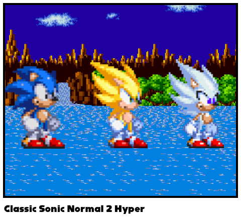 Classic Sonic Normal 2 Hyper - Comic Studio