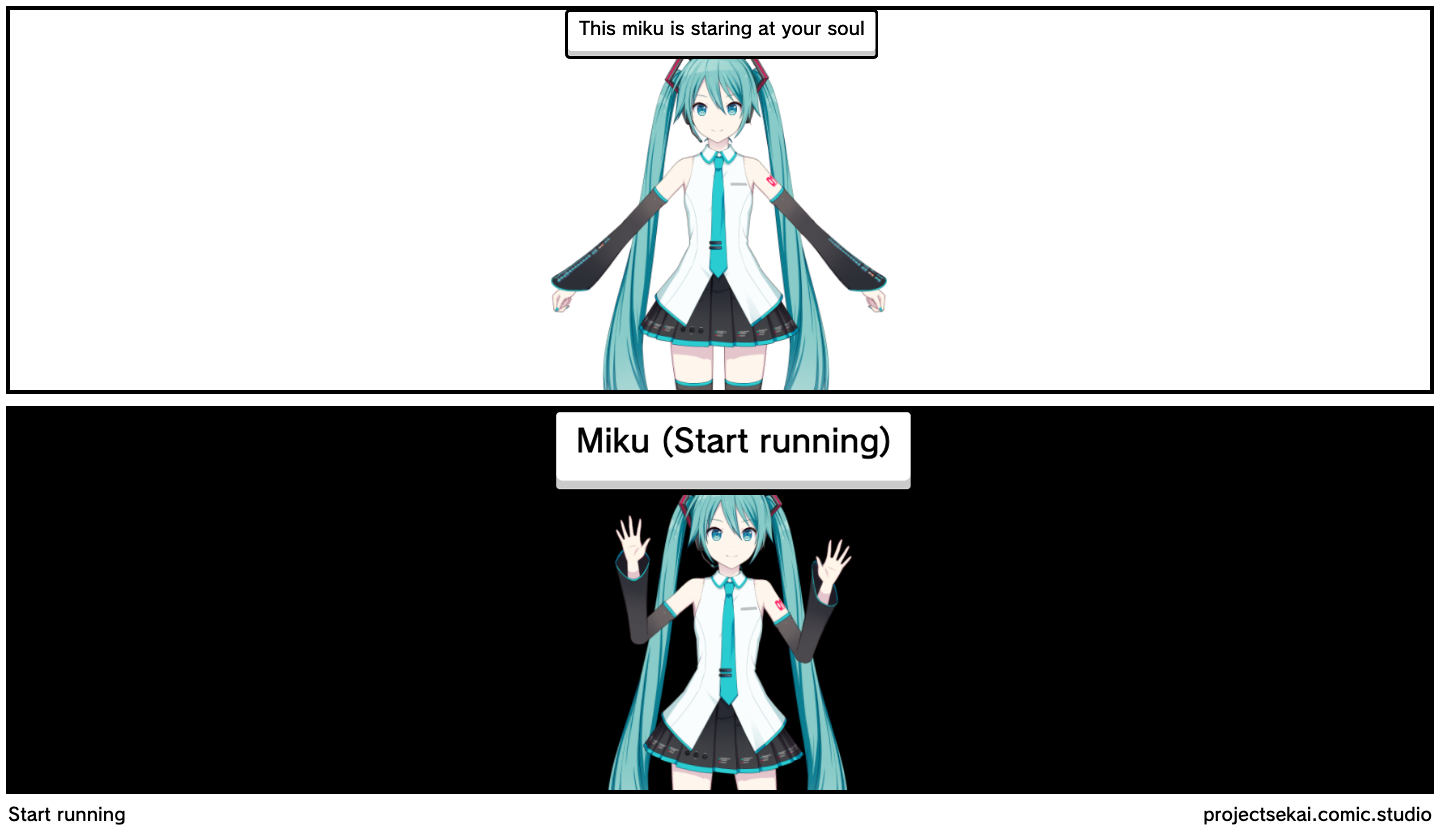 Start running