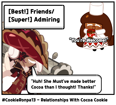 #CookieRonpa13 - Relationships With Cocoa Cookie