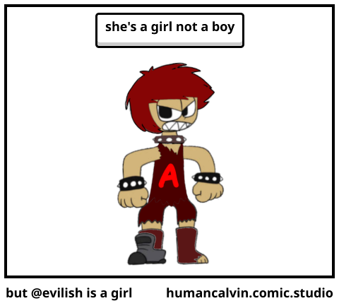 but @evilish is a girl