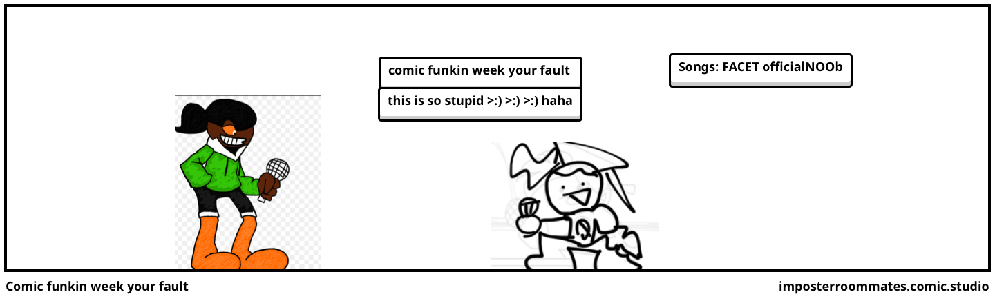 Comic funkin week your fault 