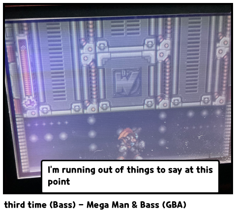 third time (Bass) - Mega Man & Bass (GBA)
