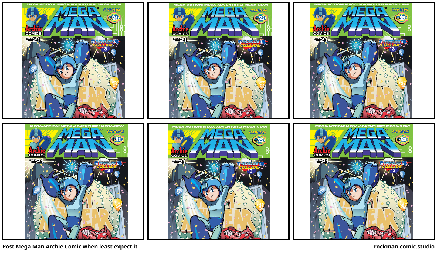 Post Mega Man Archie Comic when least expect it
