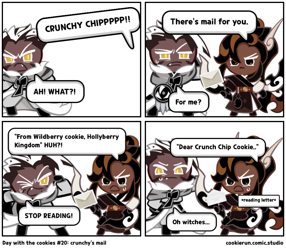Day with the cookies #20: crunchy’s mail
