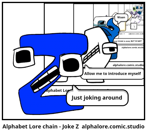 F fight with joke Z [Alphabet Lore Magica] - Comic Studio