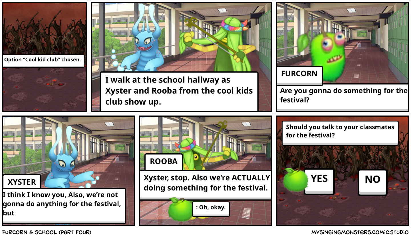 Furcorn & school (part four)