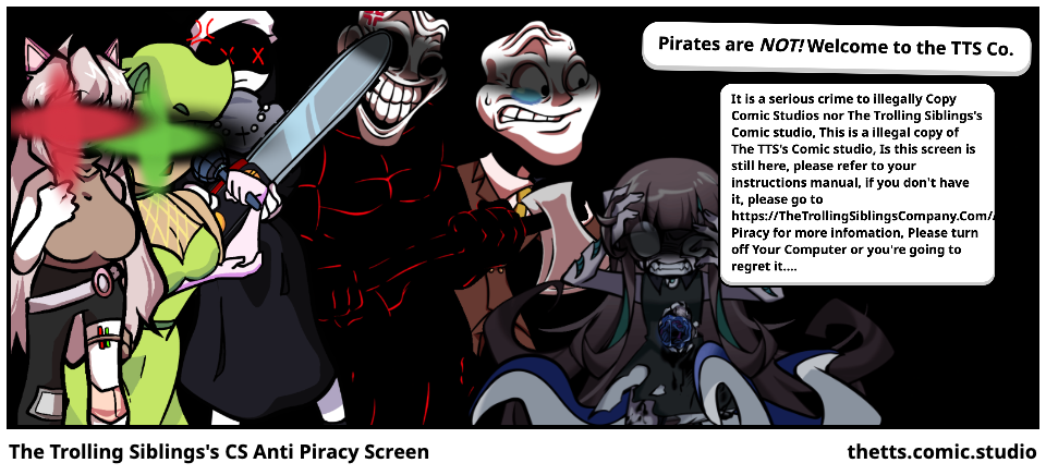The Trolling Siblings's CS Anti Piracy Screen