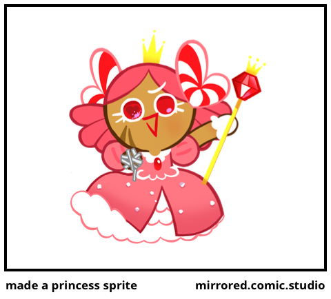 made a princess sprite