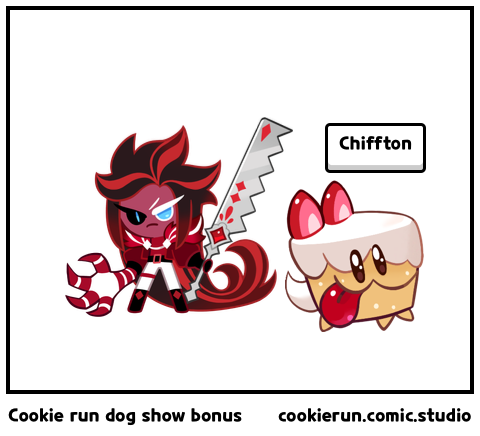 Cookie run dog show bonus