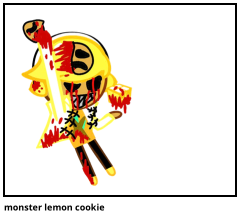 monster lemon cookie