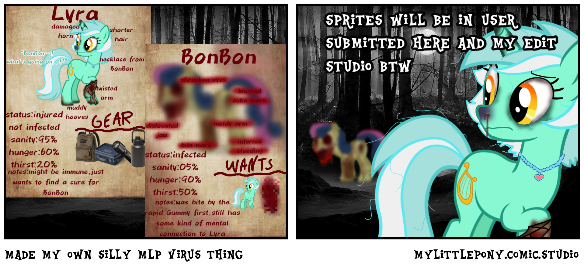 made my own silly mlp virus thing