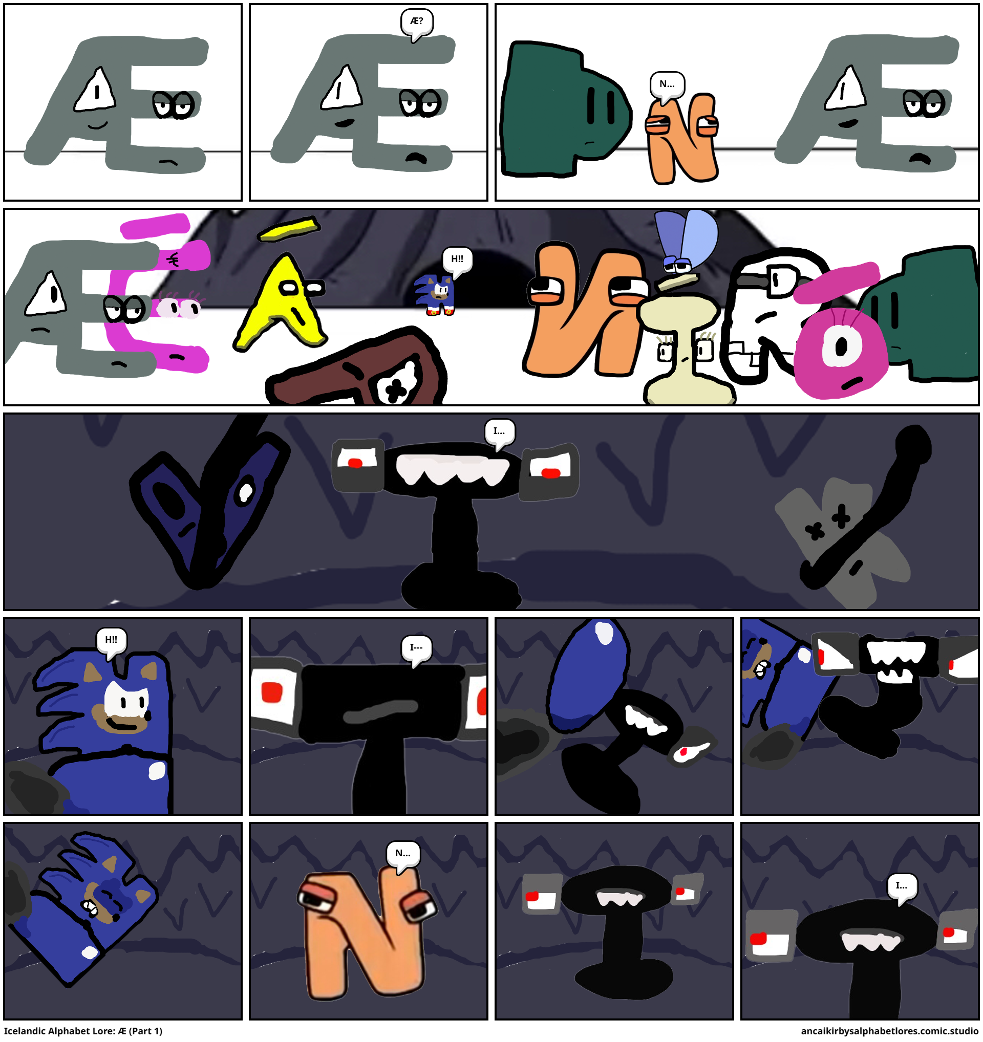 Alphabet Nature (My Version) Part 1 - Comic Studio