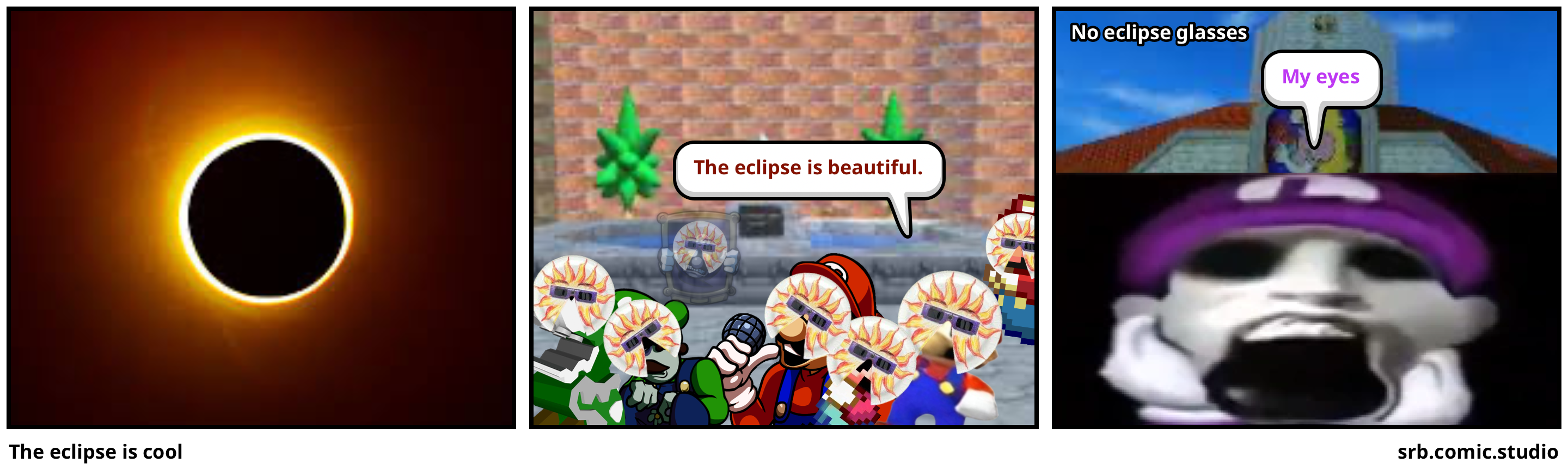 The eclipse is cool