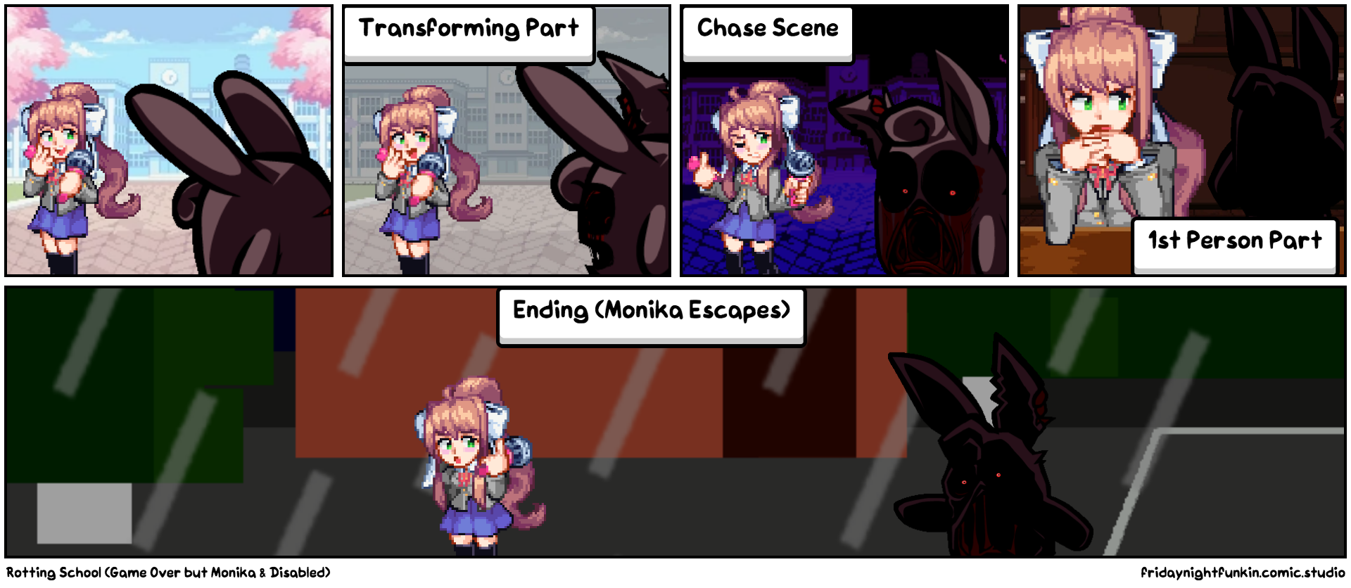 Rotting School (Game Over but Monika & Disabled)