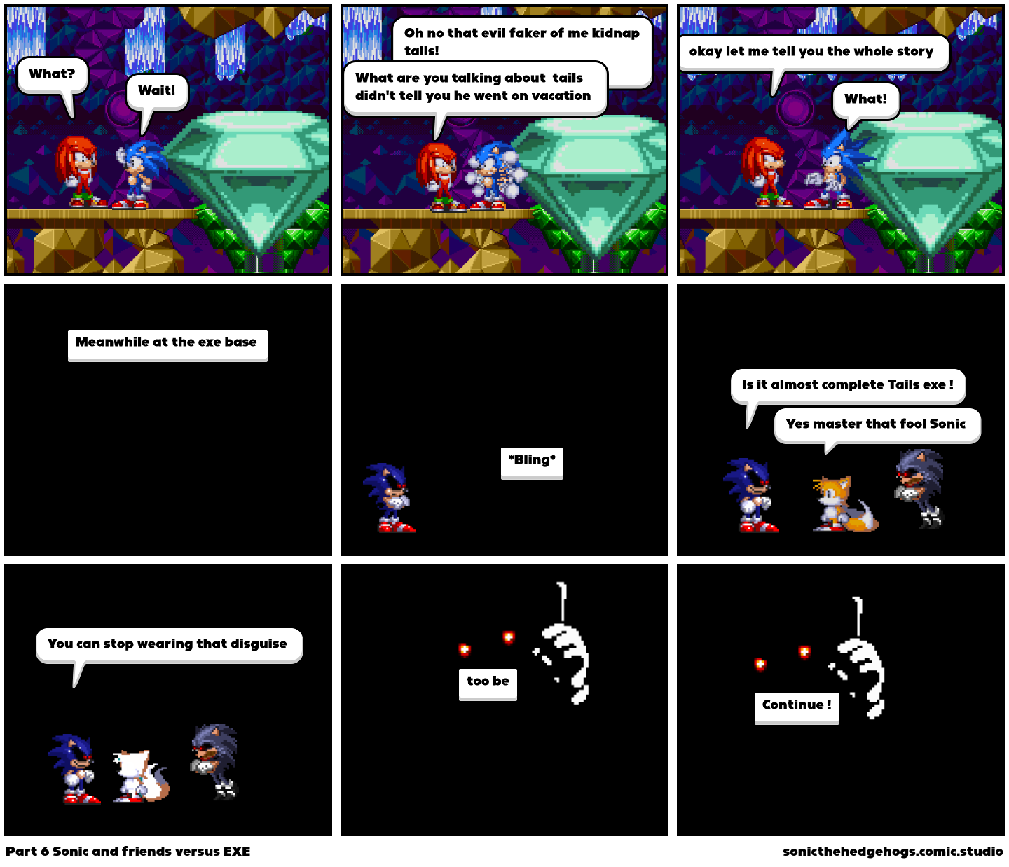 Part 6 Sonic and friends versus EXE 