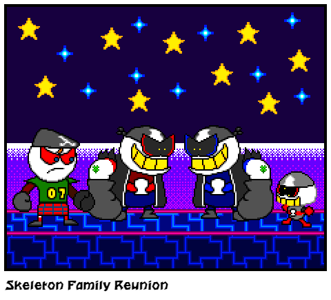 Skeleton Family Reunion