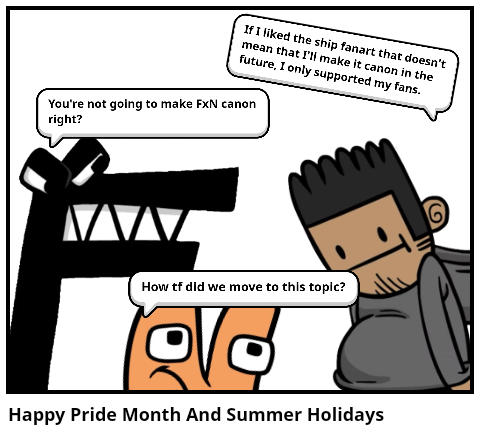 Happy Pride Month And Summer Holidays