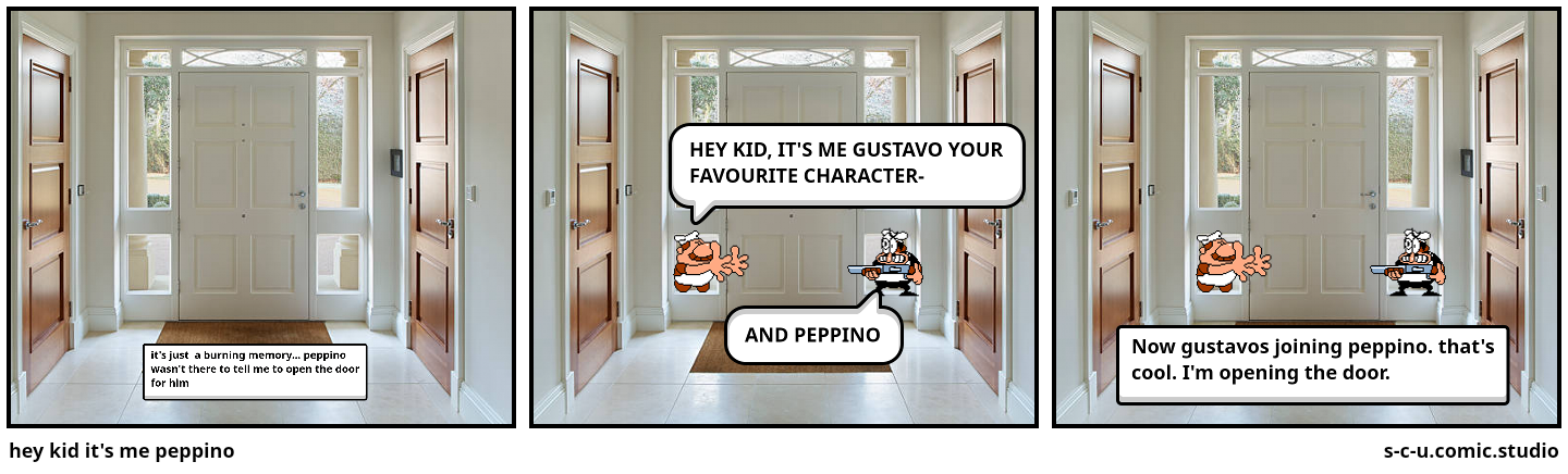 hey kid it's me peppino