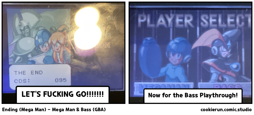 Ending (Mega Man) - Mega Man & Bass (GBA)