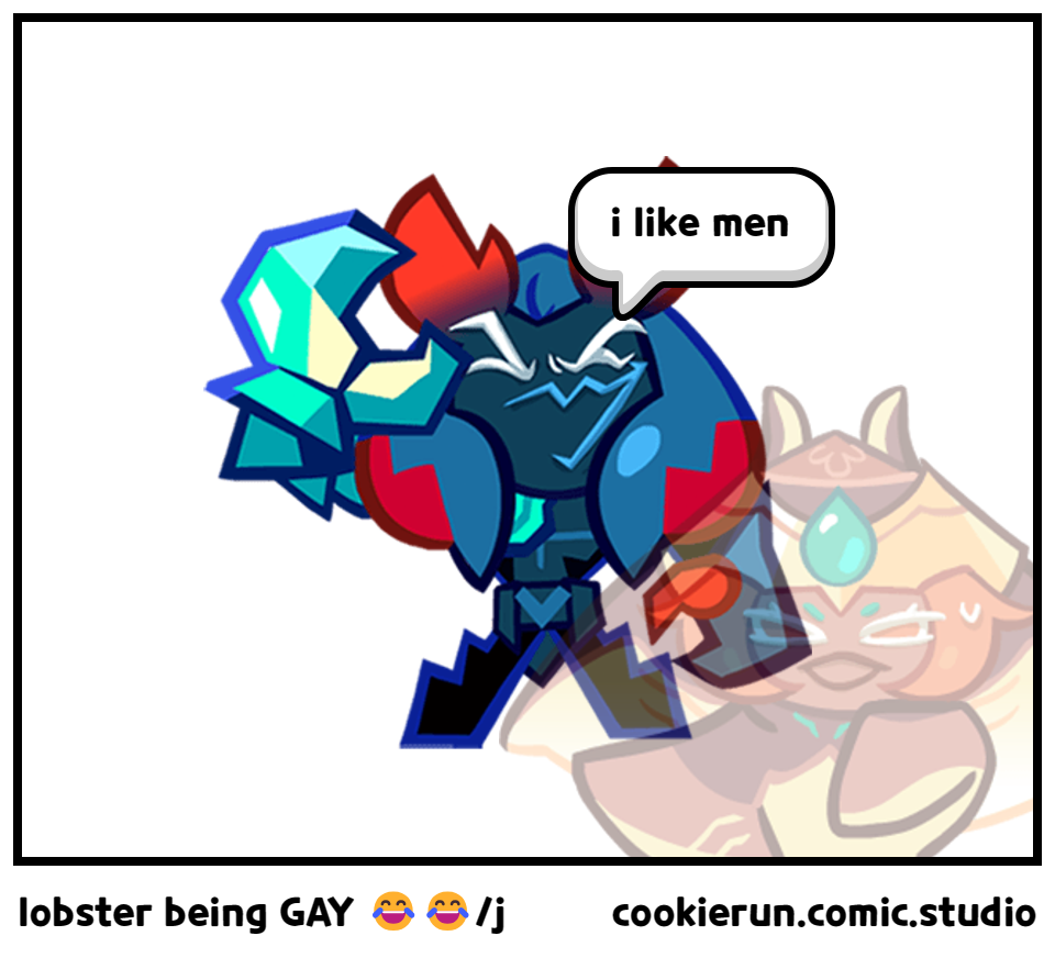 lobster being GAY 😂😂/j