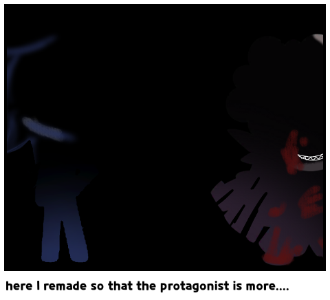 here I remade so that the protagonist is more....