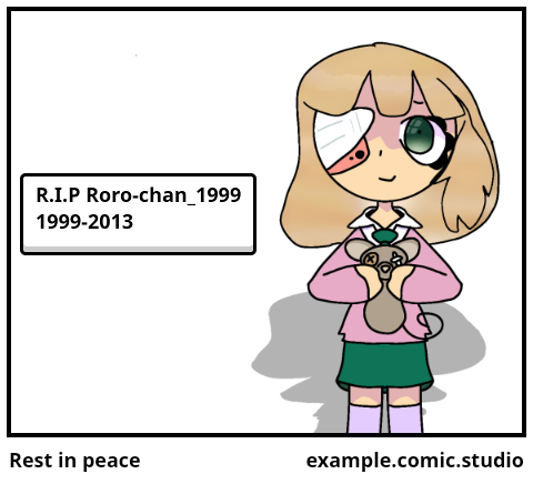 Rest in peace - Comic Studio