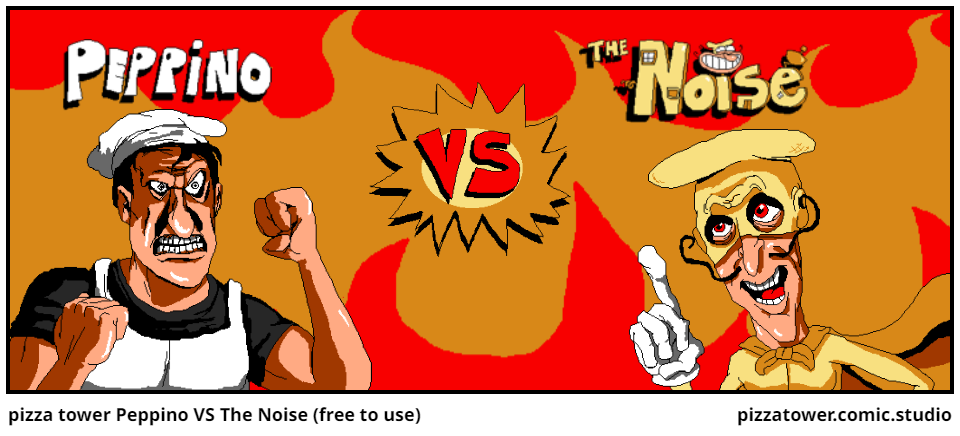 pizza tower Peppino VS The Noise (free to use) - Comic Studio