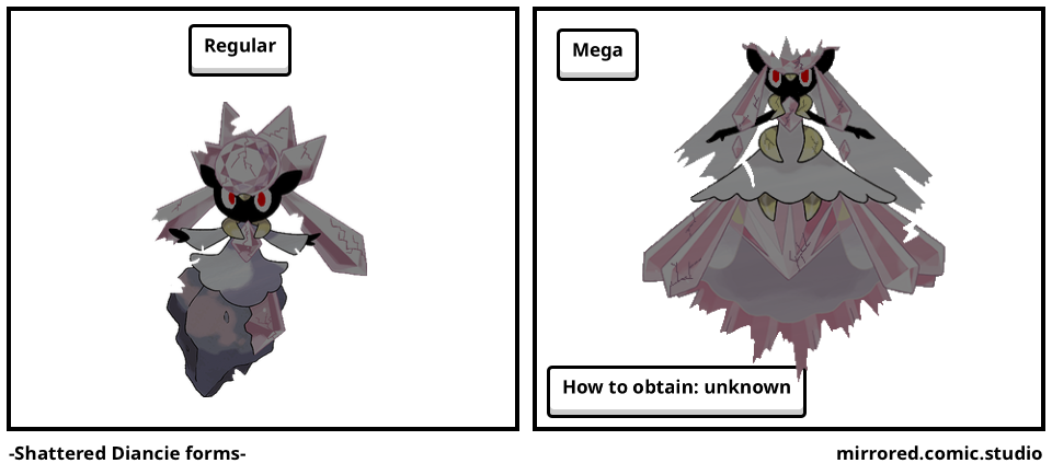 -Shattered Diancie forms-