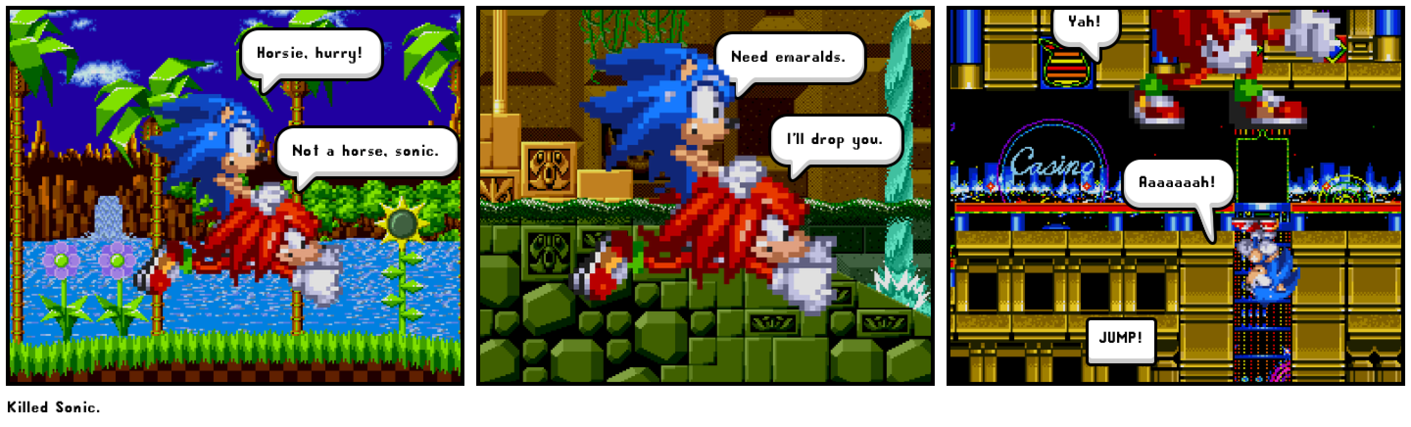 Killed Sonic.