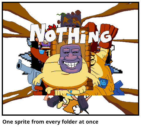 One sprite from every folder at once
