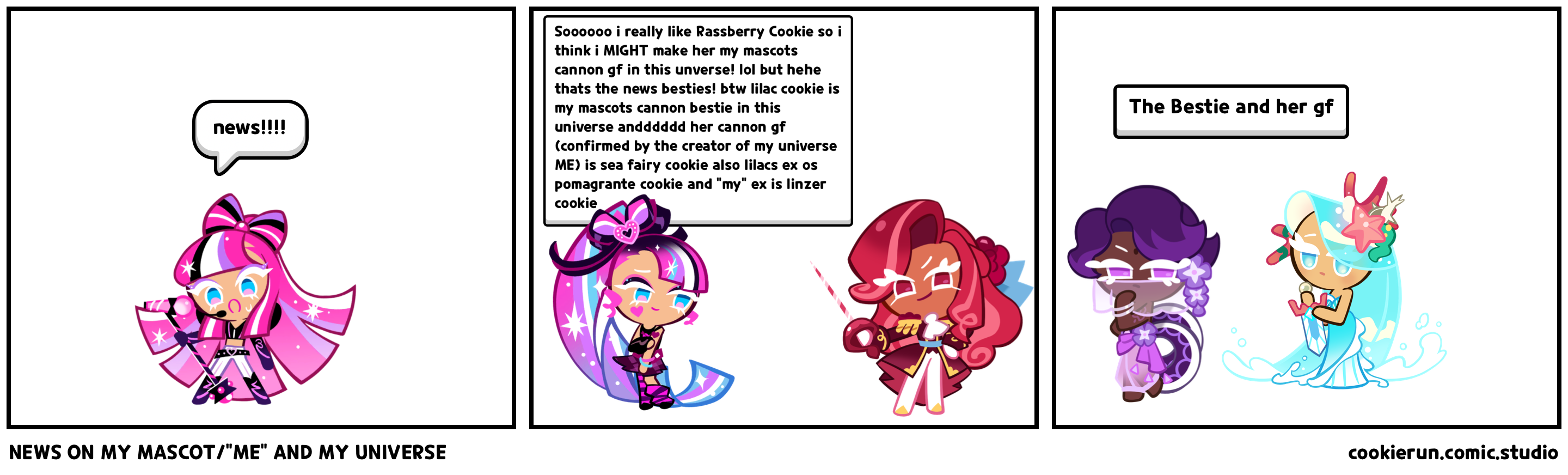 NEWS ON MY MASCOT/"ME" AND MY UNIVERSE