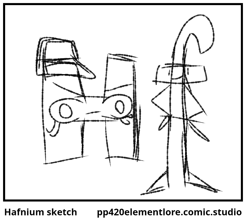 Hafnium sketch