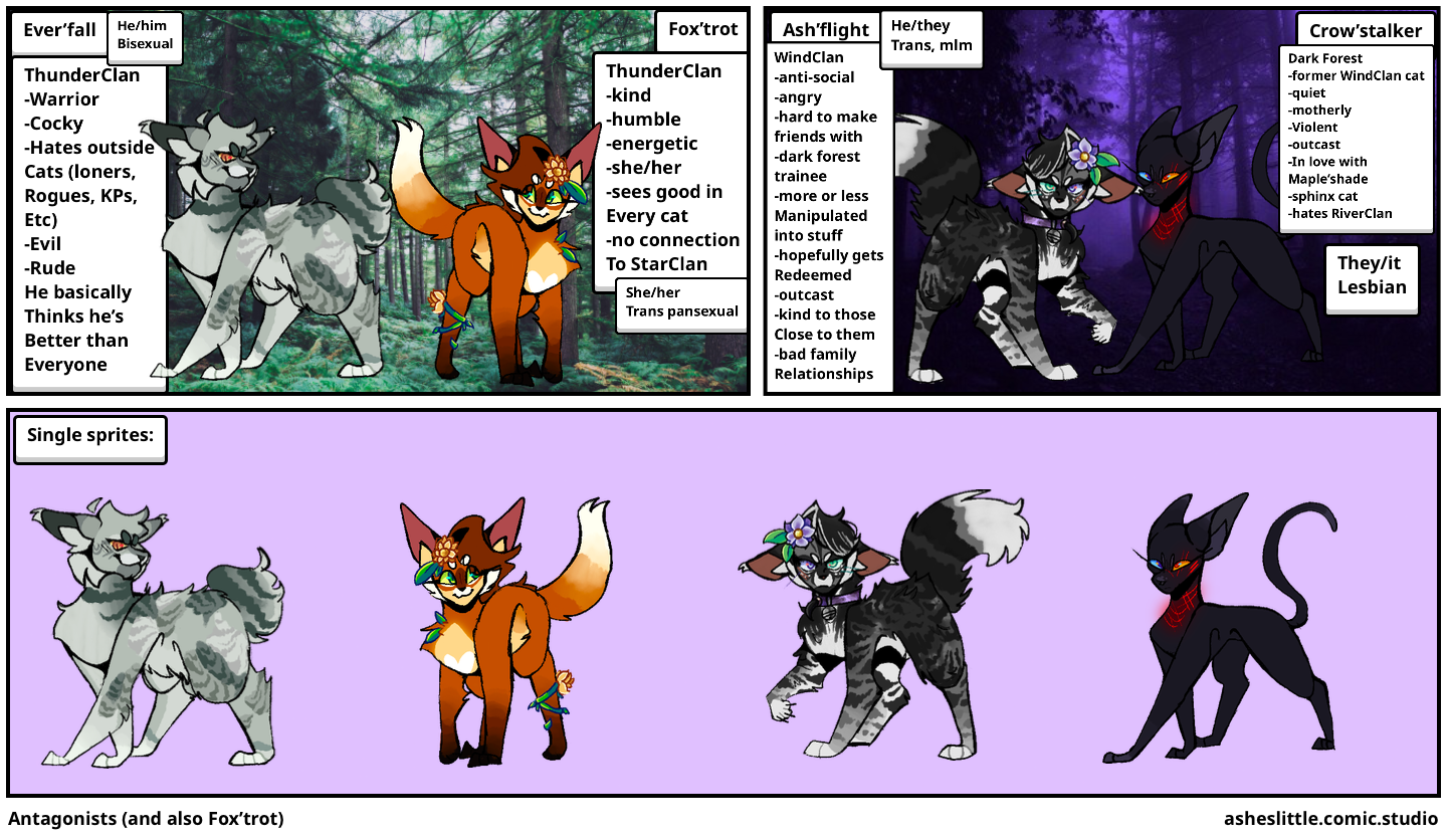 Antagonists (and also Fox’trot)